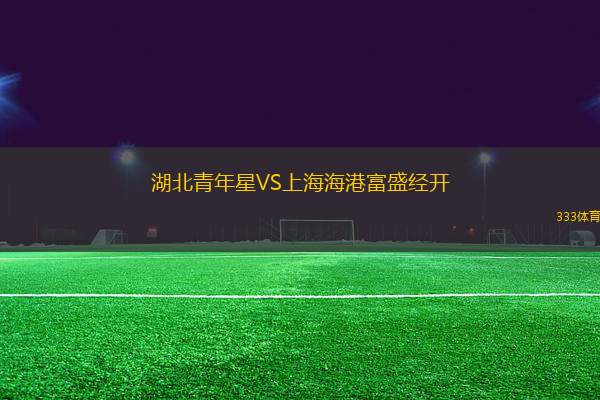 湖北青年星VS上海海港富盛經(jīng)開